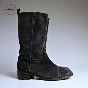 J. Crew Brewster Suede Mid Calf Boots